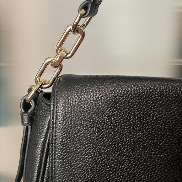 Kate Spade Shoulder Crossbody Black Pebbled Leather Bag - Picture 5 of 13